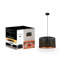Luminaire tambour suspendu 1 lumière Kimberly