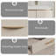 Ensemble de meuble-lavabo de luxe en bois massif de style crème 51,18 "