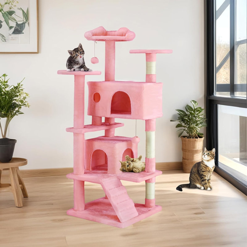 Arbre à chat, Pink