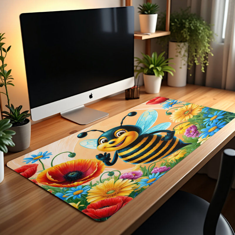 Polyester Desk Pad, 14.4x12.1