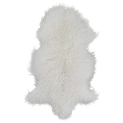 Simeon Solid Colour Hand Woven Shag 50cm X 100cm Area Rug