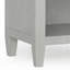 Carlton - Table de chevet - Gris brouillard