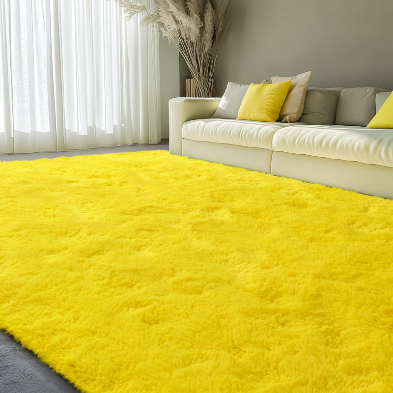 Large Shag Rugs for Bedroom Living Room Decor, Tie Dyed Soft Fluffy Furry Area Rug for Indoor Floor, Aesthetic Carpet for Home Decor