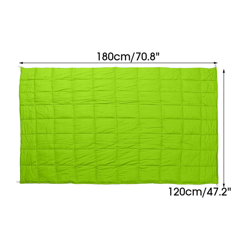 Couverture en coton 100%, l 47,24 x L 70,86, Bleu marine, 20 lb