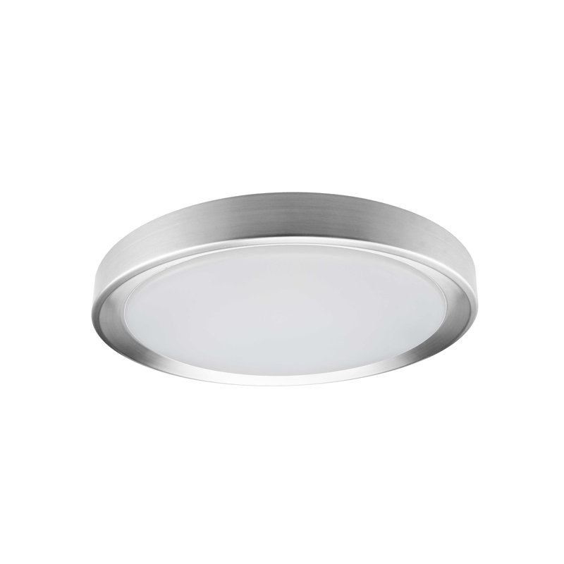 Plafonnier encastré à DEL Glenorie, Chrome satiné