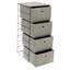 JVL Fabric Decorative Basket-71236784