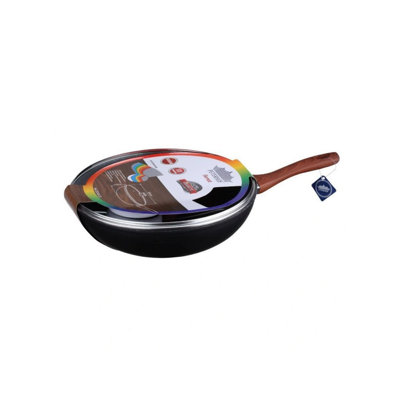 Peterhof 2.5'' Non-Stick Aluminum Wok with Lid