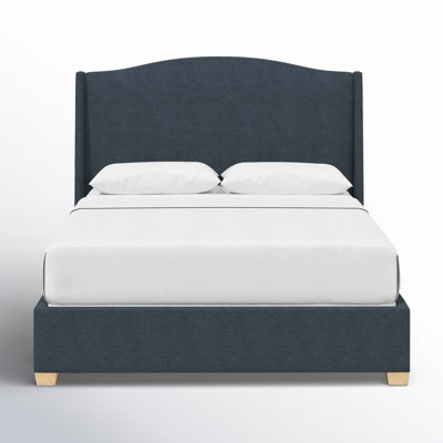 Allis Wingback Platform Bed