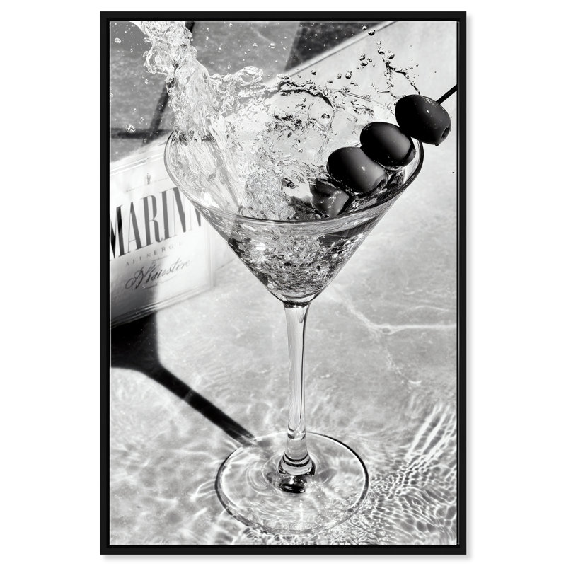 Chill Time II Print by Oliver Gal, 16"H x 11"W, Black Floater Frame