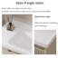 Meuble-lavabo avec plateau 55,51 po Obregon-1327878228
