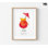 «Téquila Sunrise» par Sara Berrenson, reproduction d'affiche encadrée, impression de cocktail Téquila Sunrise, Bar, aquarelle, décoration murale