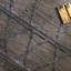 Hand Knotted Wool Chevron Area Rug-1952073107