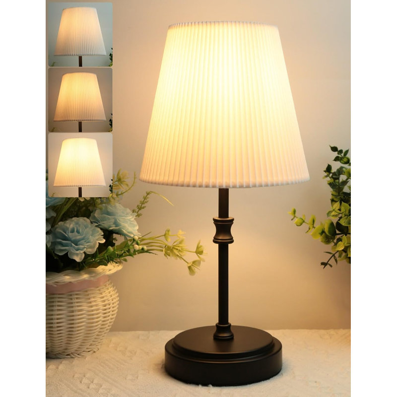 Metal Table Lamp, Black