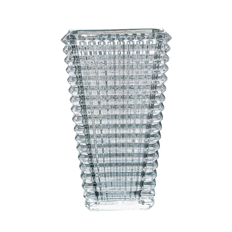Vase - Set of 3 - 5.5" x 4" x 9" - Clear