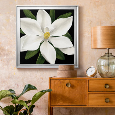 «Midnight Magnolia I», reproduction encadrée de qualité supérieure - prête à être accrochée
