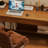 Brown Rectangular Solid Wood with 2 drawers desk