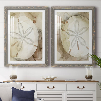 Dry Sand Dollar I " Dry Sand Dollar I " 2 - Pieces