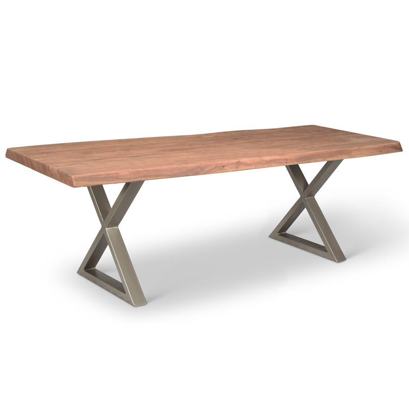 Table de salle à manger Brookleigh, Étain, Americano, L 116 po x l 40 po