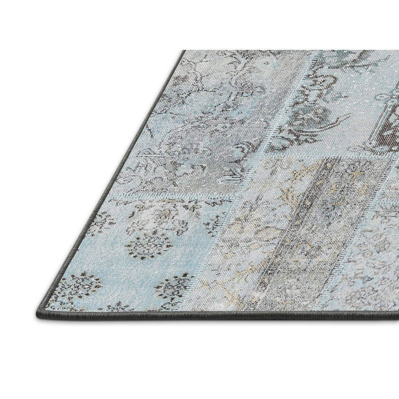 Tapis abstrait gris, Rectangle 5 pi x 7 pi