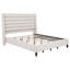 Lit plateforme tapissier Liddel Beige-128836248