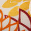 Tapis intérieur / extérieur jaune / rouge / vert à motif floral Geib-839251524
