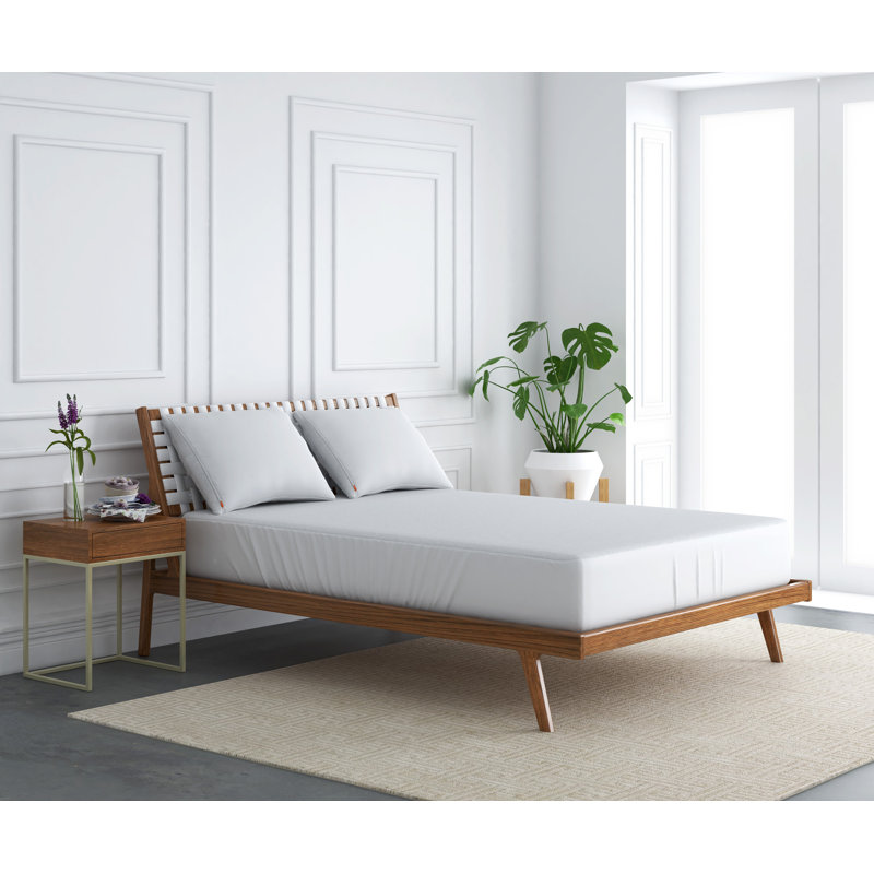 Waterproof Hypoallergenic Dust Mite Proof Fitted Natural Cotton Mattress Protector, Full