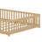 Queen Floor Bed With Safety Guardrails-113029311