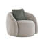 Chaise d'appoint Doniphan Modern Boucle-1322541796