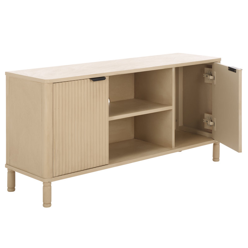 Flaminia 2 Door Media Stand, Natural