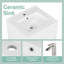 Armoire de meuble-lavabo avec tablette de porte-1365875293