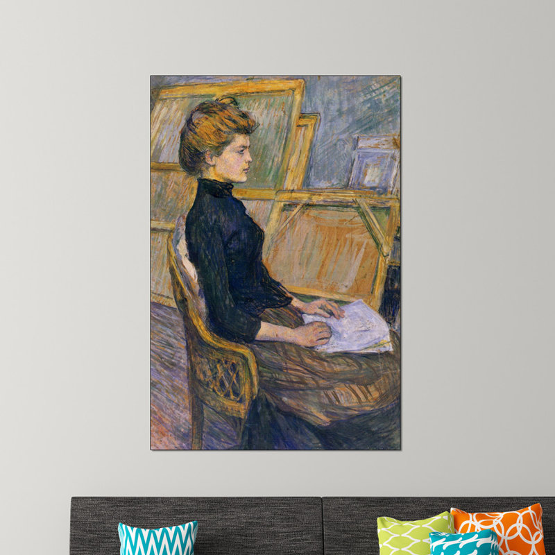 Henri De Toulouse-Lautrec - Wrapped Canvas Painting, 135cm H x 90cm W x 1.8cm D