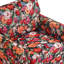Upholstered Cotton Blend and Herringbone Armchair-1763927370