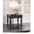 Modern Traditional Style End Table with Drawer and Bottom Shelf Espresso Finish Living Room Furniture 1pc