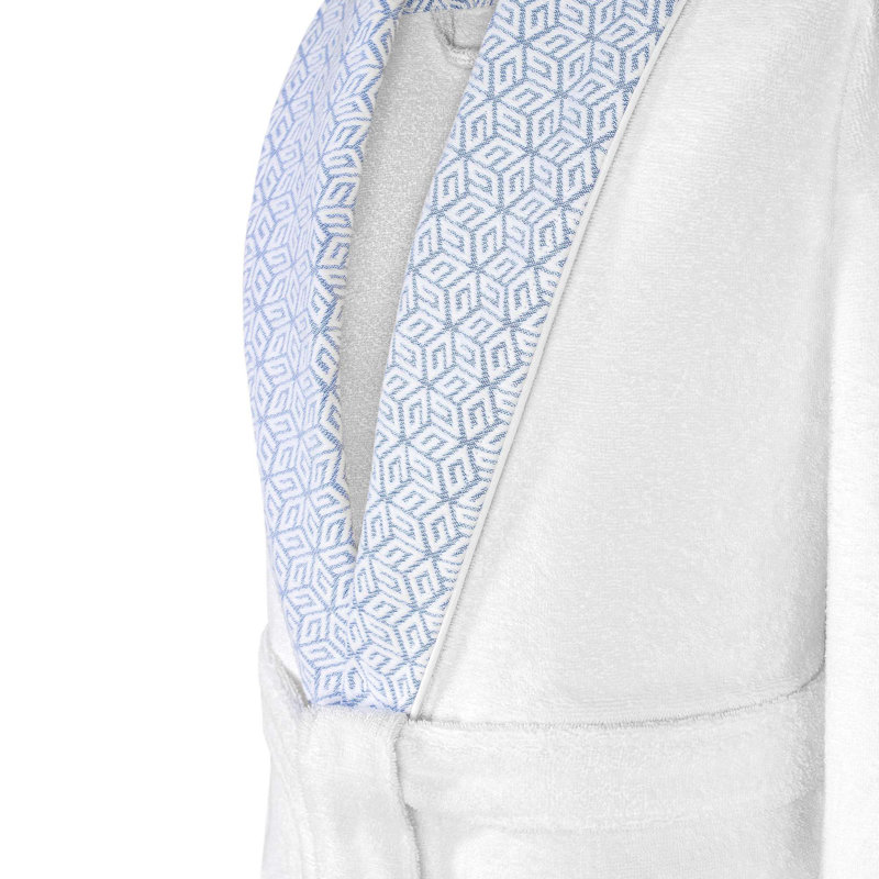 Santorini 100% Cotton Terry Cloth Bathrobe, XL