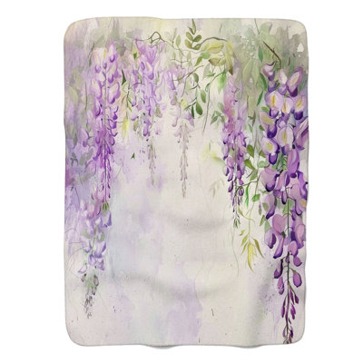 Soft Floral Designs - 1 pièce Sherpa Premium