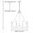 Marsden 8 - Light Steel Dimmable Wagon Wheel Chandelier