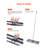 Updated Lawn Leveling Rake With Roller, 30" X 10" Stainless Steel Lawn Leveler With 83.9" Adjustable Handle, Heavy Duty Yard Leveling Rake, Effort Saving Lawn Leveling Tool For Yard Golf Court