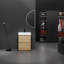 Meuble-lavabo moderne de 24 pouces avec lavabo simple, double tiroir et bois d'ingénierie imperméable pour un rangement efficace et un entretien facile-126233493-126233496