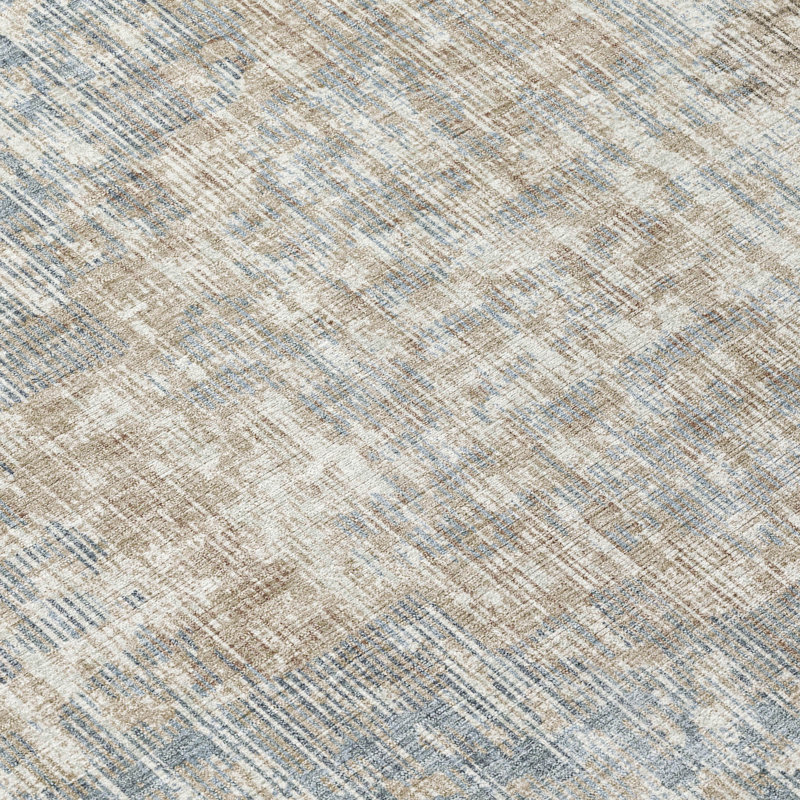 Tapis intérieur / extérieur lavable à la machine Xhevrie, Tapis de couloir 2 pi 3 po x 7 pi 6 po
