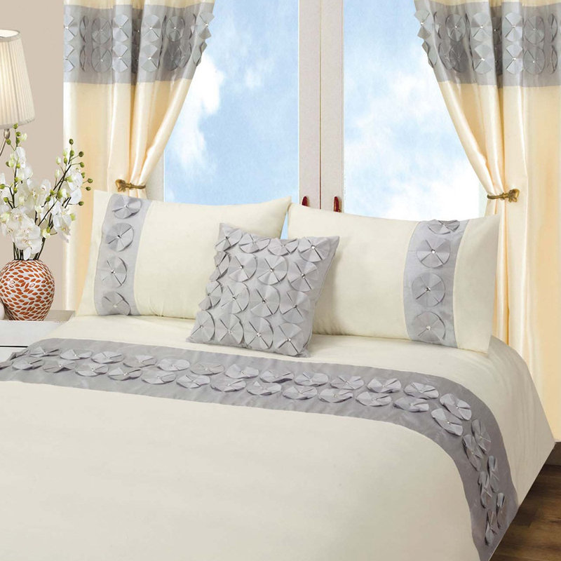 Titania Duvet Cover, Silver