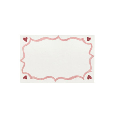 Love You More Paper Place Card