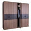 Ilwell 6 Door Manufactured Wood Wardrobe