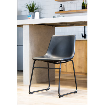 Chaise d'appoint en cuir Nia Vegan