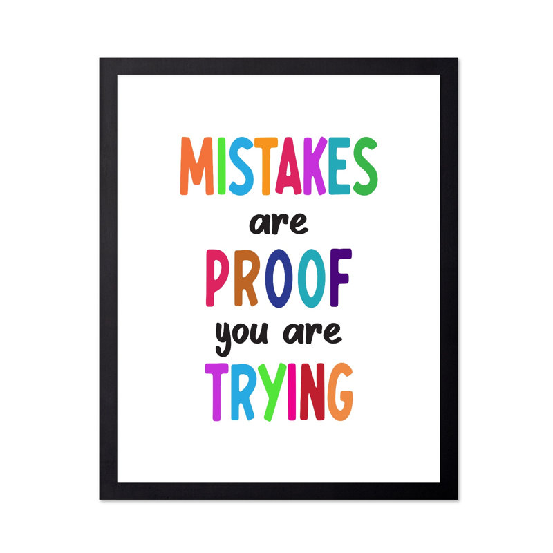 Les fautes sont la preuve, Black Framed, Poster, 24"H x 32"W