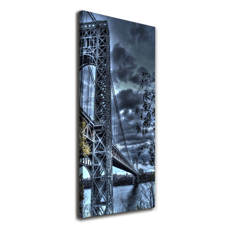 The Bridge Of New York - Wrapped Canvas Print