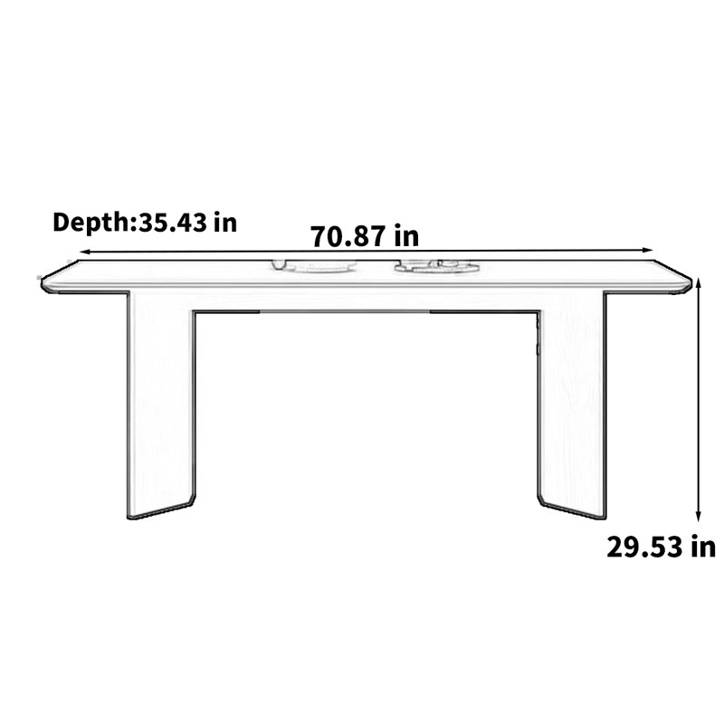 Mayer, 29.53"H x 70.87"L x 35.43"W