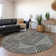Premium Machine Washable Prisco Black Rug
