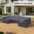 Praia Essie 124" Outdoor U-Shape Sectional Sofa Cover
