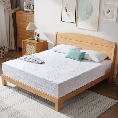 Medium Feeling Gel Memory Foam Mattress, Fibreglass Free, Breathable Knit Cover, Motion Isolation, Mattress in a Box