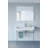Duravit Happy D.2 Ceramic 40" Wall Mount Bathroom Sink with Overflow